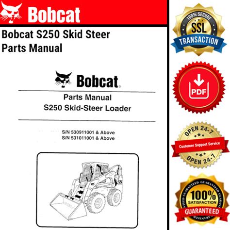 bobcat skid steer s250 owners manual|bobcat 250 skid steer specs.